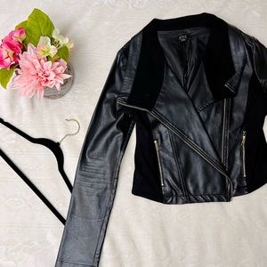 Faux leather jacket - L
